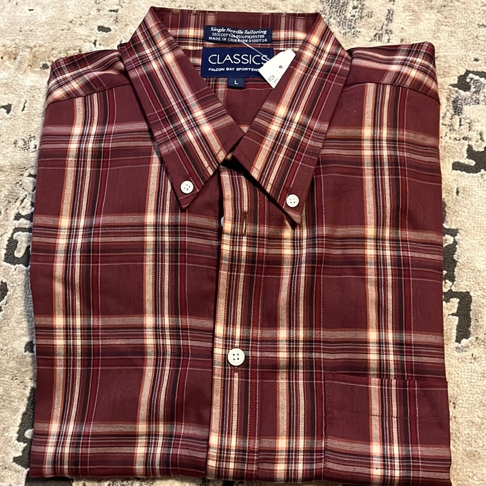 Falcon Bay Classics Long Sleeve Shirt Size L